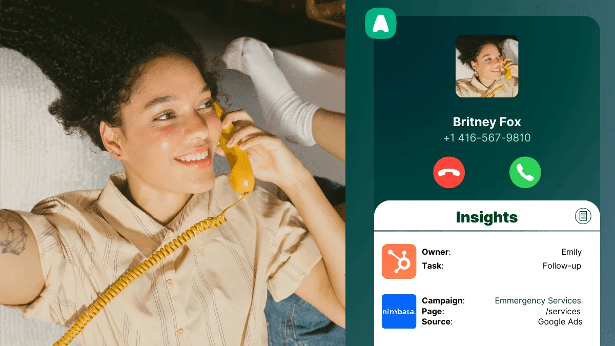 Aircall call tracking