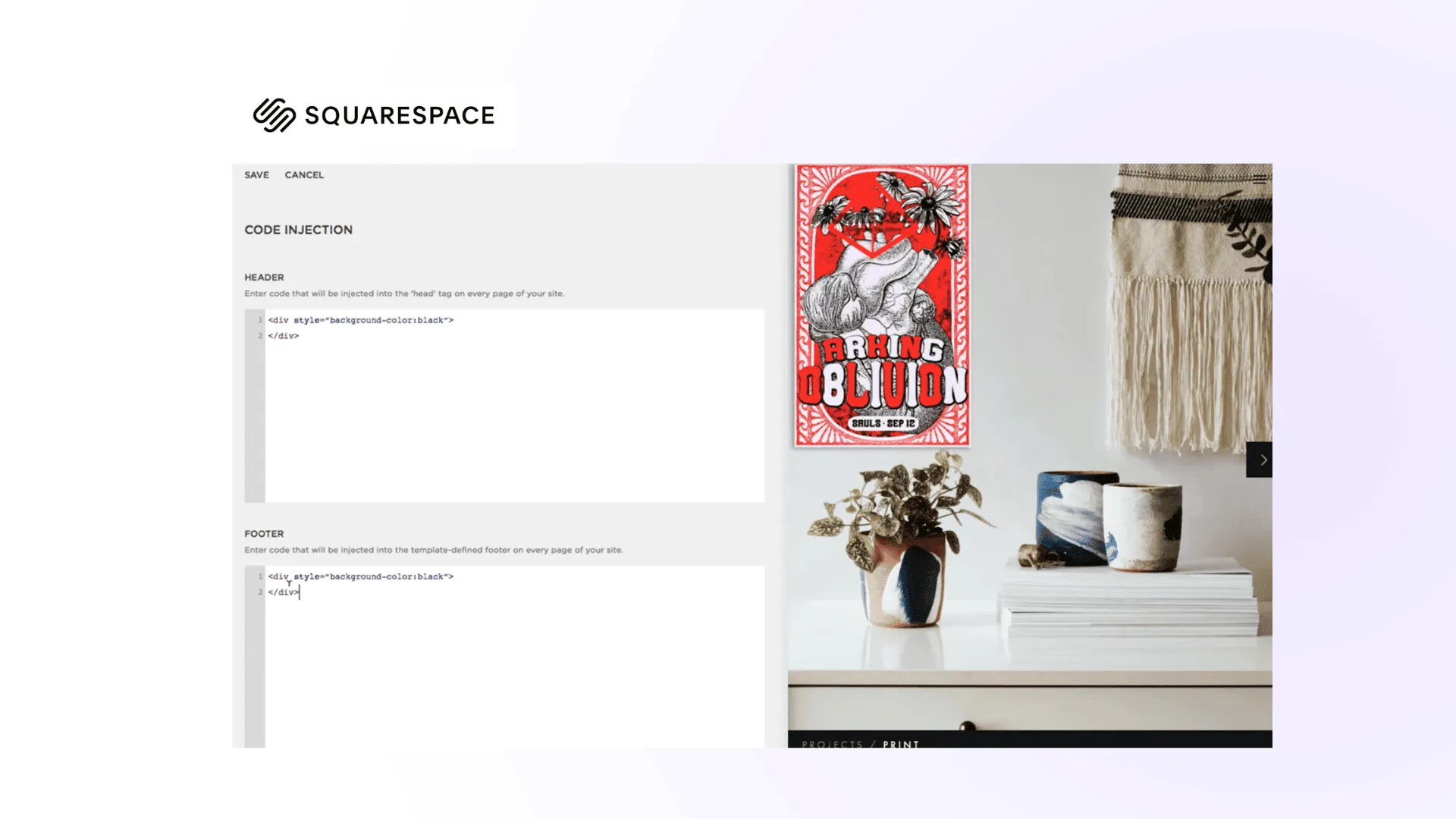 track calls in Squarespace