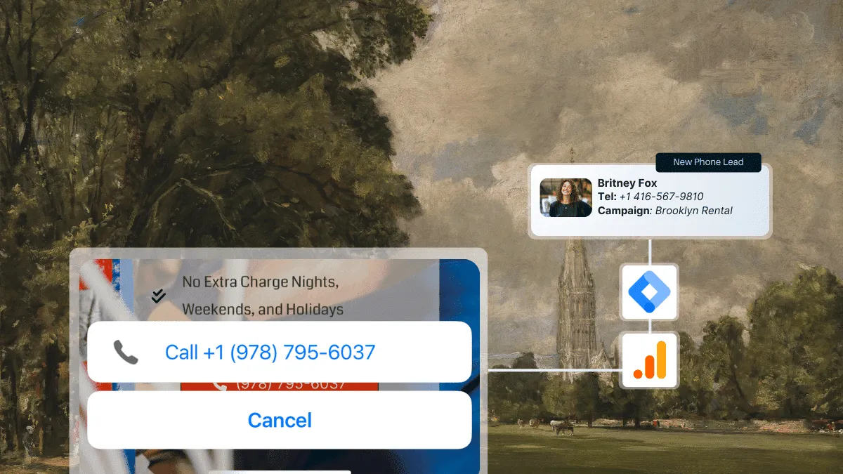 Track phone number clicks