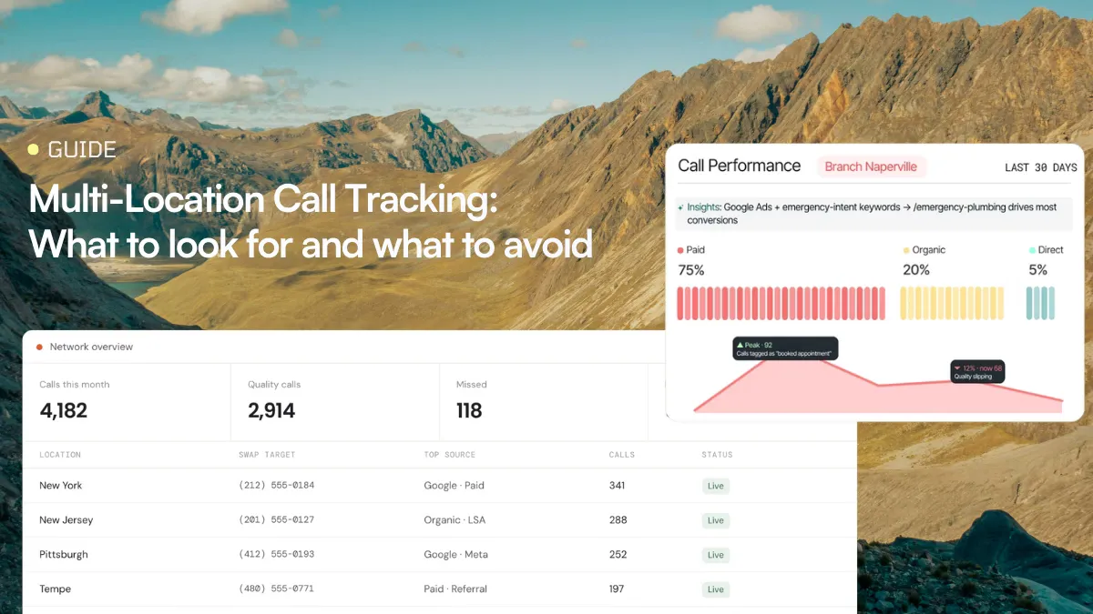Multi-location Call Tracking: How to tracki calls for multi-location businesses - Feature Image