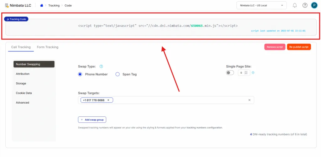 dynamic-number-insertion-tracking-code-fetching