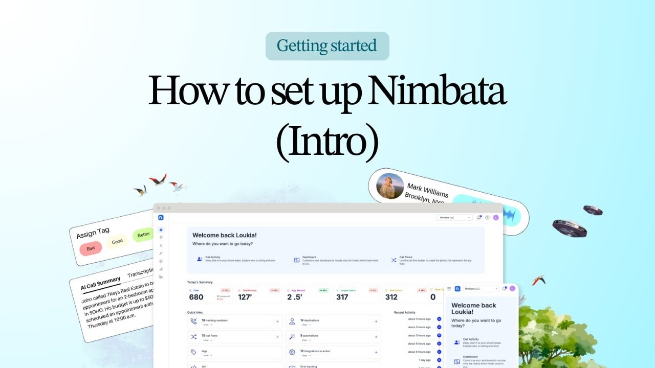 How to setup Nimbata: Add tracking numbers