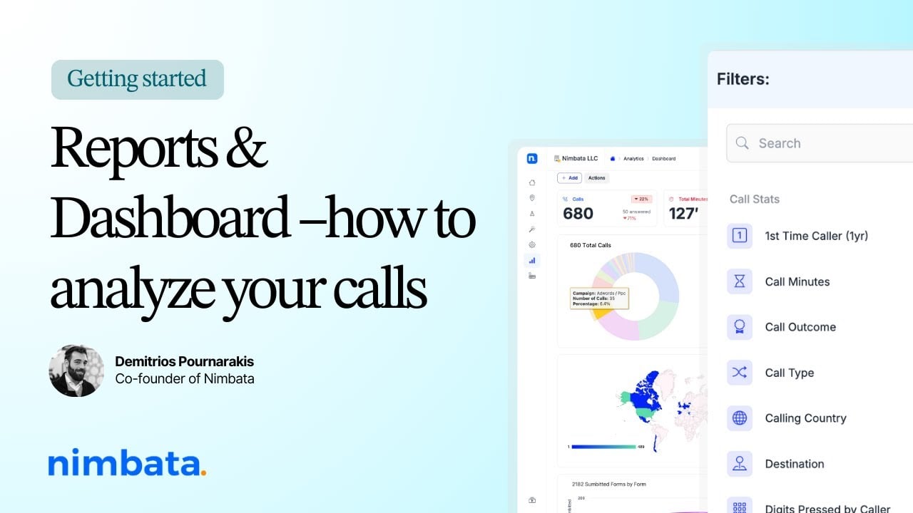 How to setup Nimbata: Reports & Dashboard