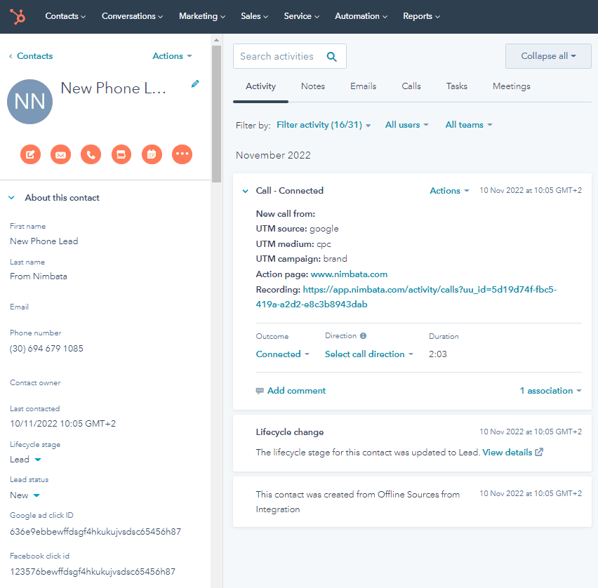 How to log phone calls in HubSpot in 5 simple steps: Guide + video 1