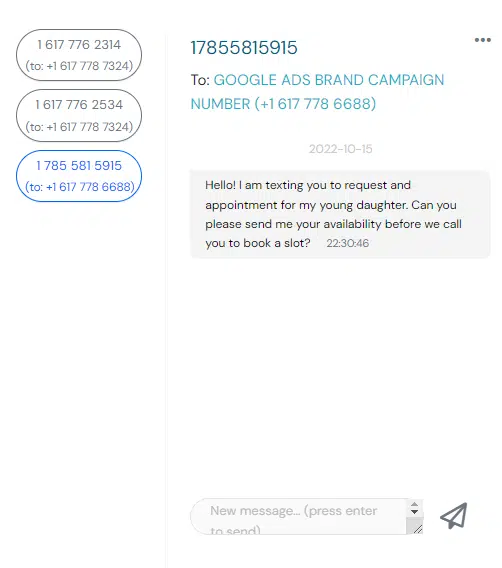 SMS • Nimbata Call Tracking