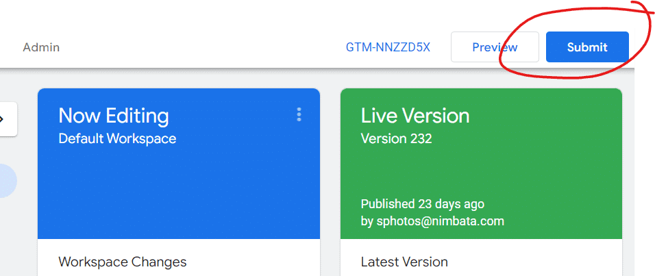 Submit GMT changes