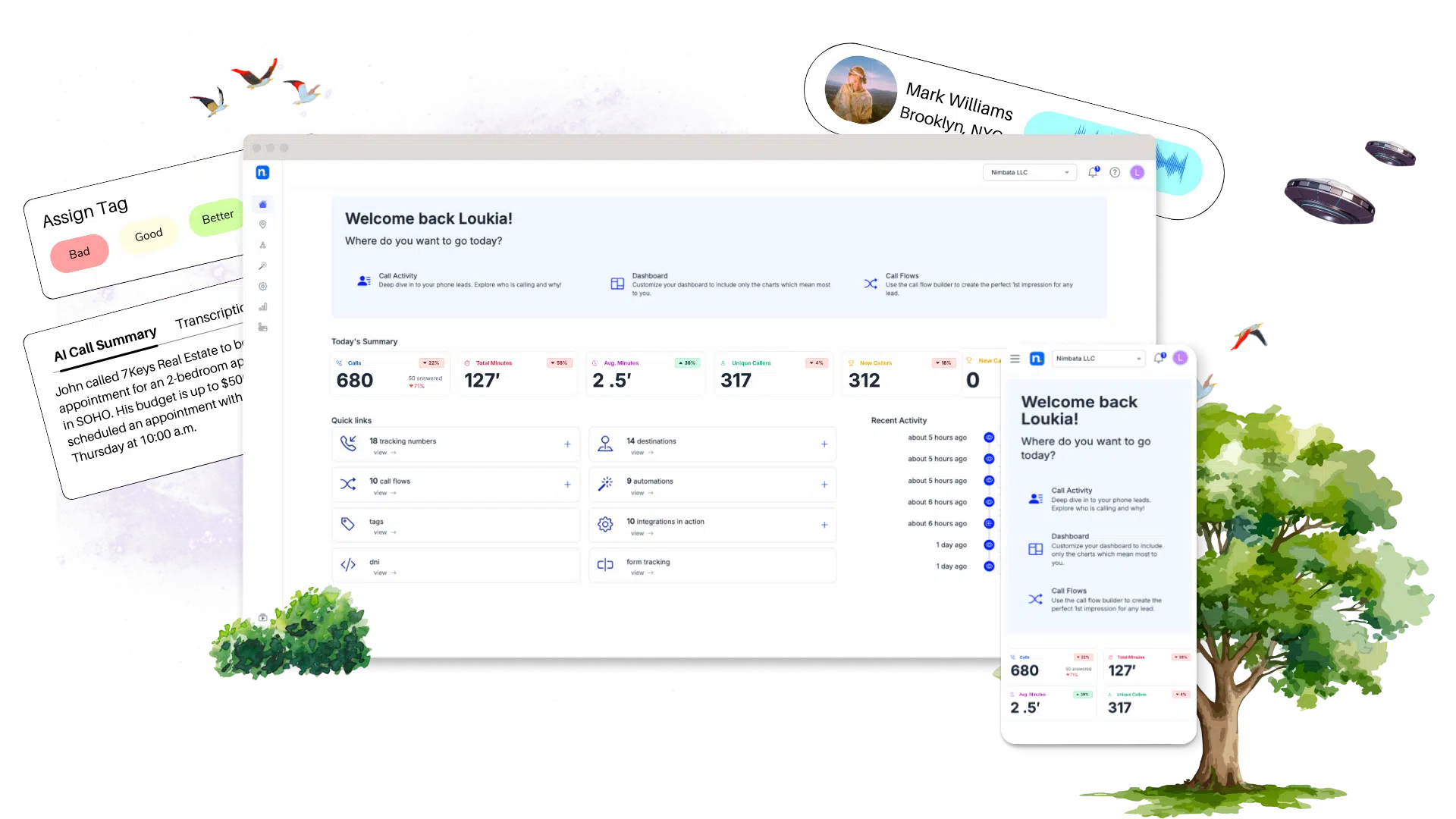 Nimbata Call Tracking Nimbata | Call tracking, as it's meant to be Nimbata Call Tracking