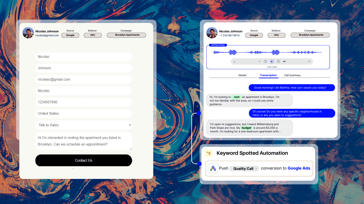 phone calls vs. online forms