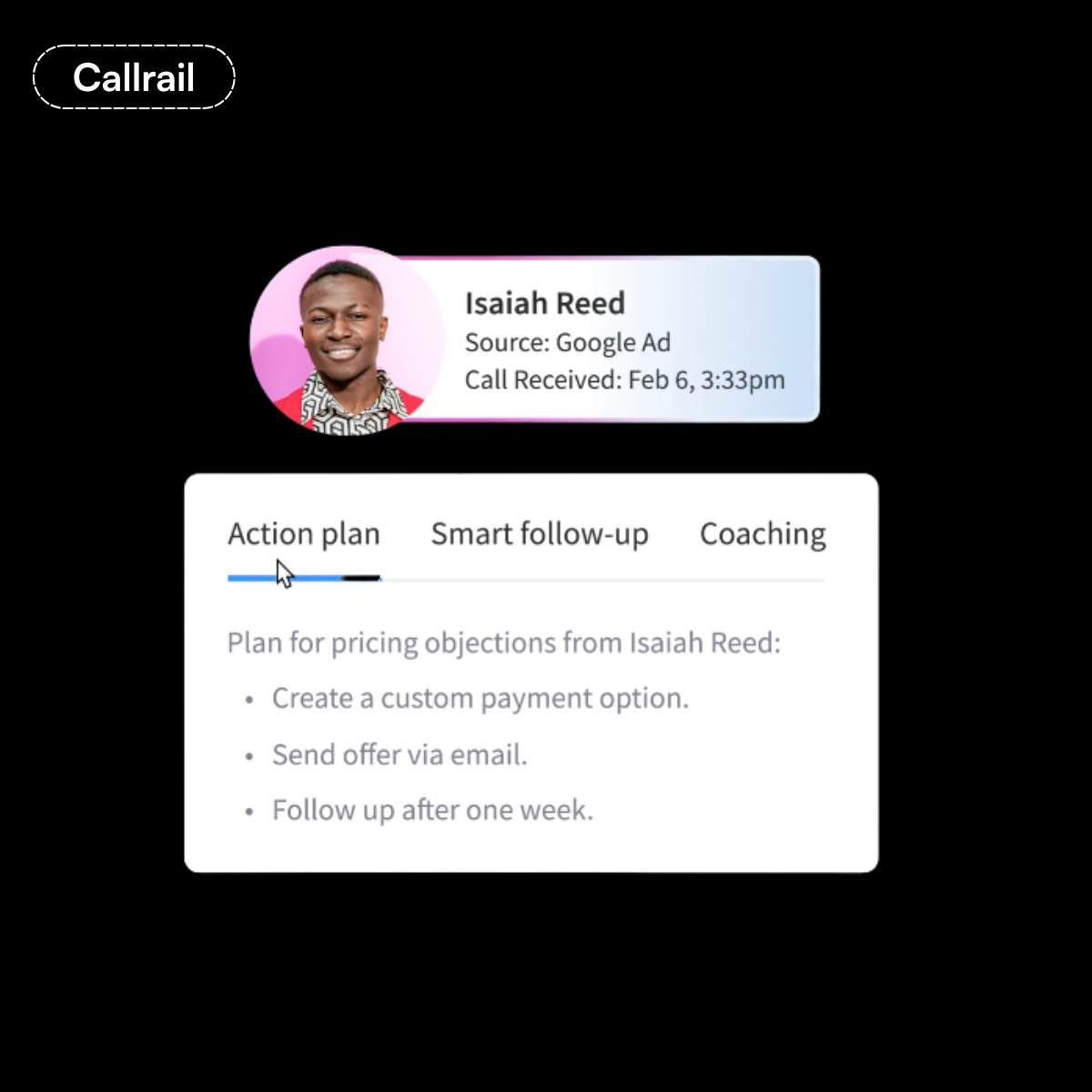Callrail vs Nimbata- Callrail's follow -up