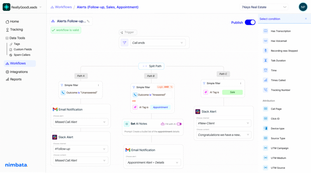 Include CRM automation on your workflow builder-split paths and sync your apps effortlessly 