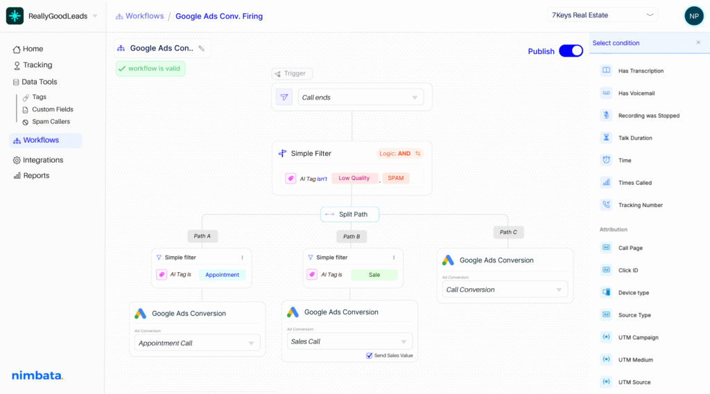 Include CRM automation on your workflow builder-split paths and sync your apps effortlessly 