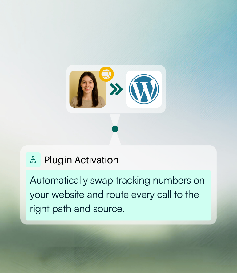 Enhanced caller experience-numbers swap instantly