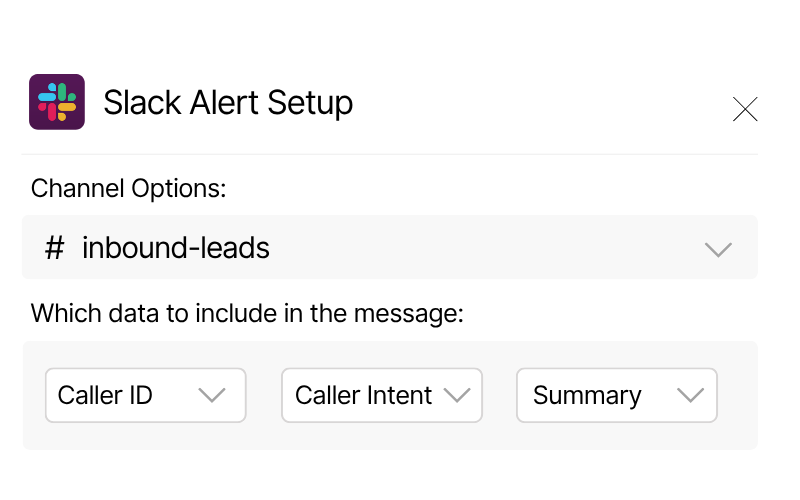 Call outcomes-Tags- AI insights from Nimbata directly to Slack