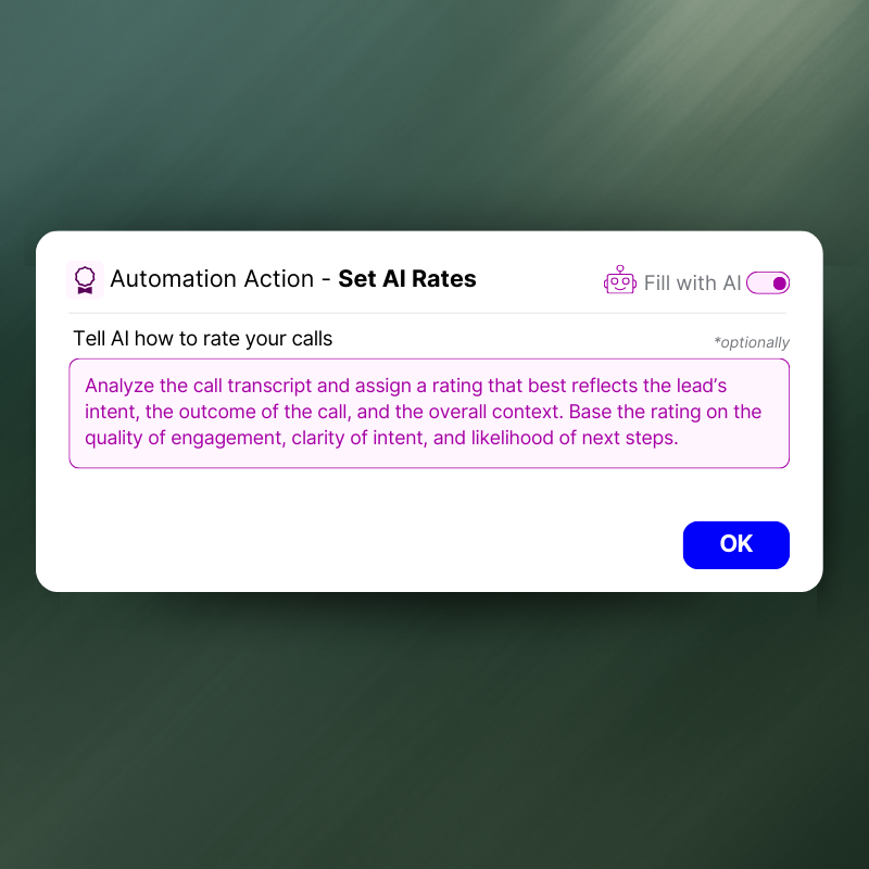 Set AI Rates- write your prompts and let AI do the heavy lifting