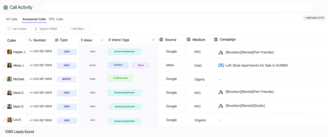 Skyleads lead attribution