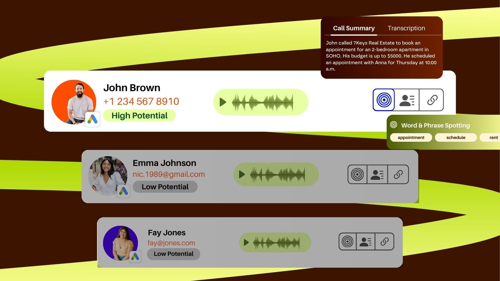 track revenue from generated calls with conversational intelligence