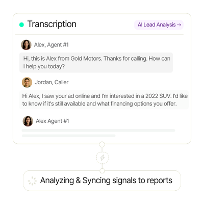 Transcription feature to support strategic decisions seamlessly.