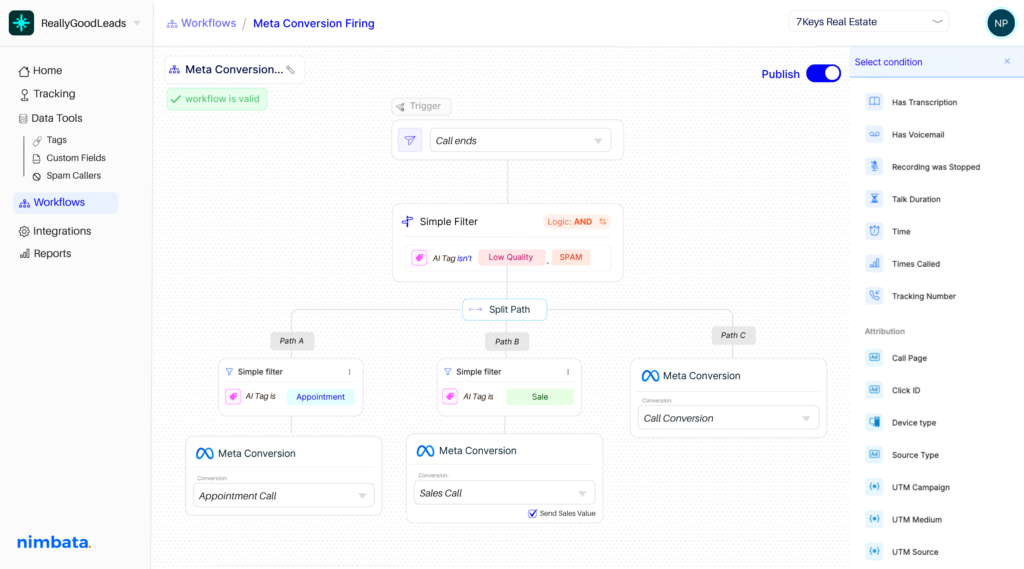 Include CRM automation on your workflow builder-split paths and sync your apps effortlessly 