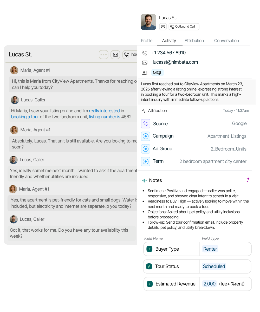 Lead Management Conversation Intelligence 2