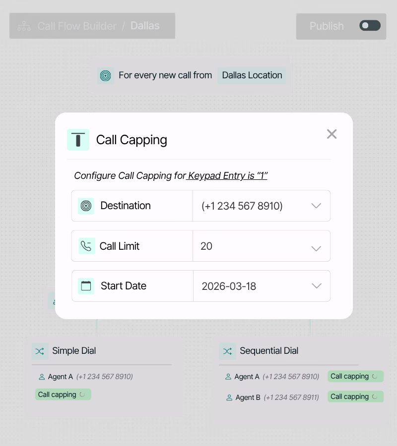 Auto-cap inbound calls and set custom delivery rules per buyer or geo for consistent pay-per-call results. Smarter Ringba alternative.